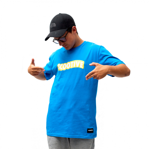 Koszulka Scootive Wave Blue